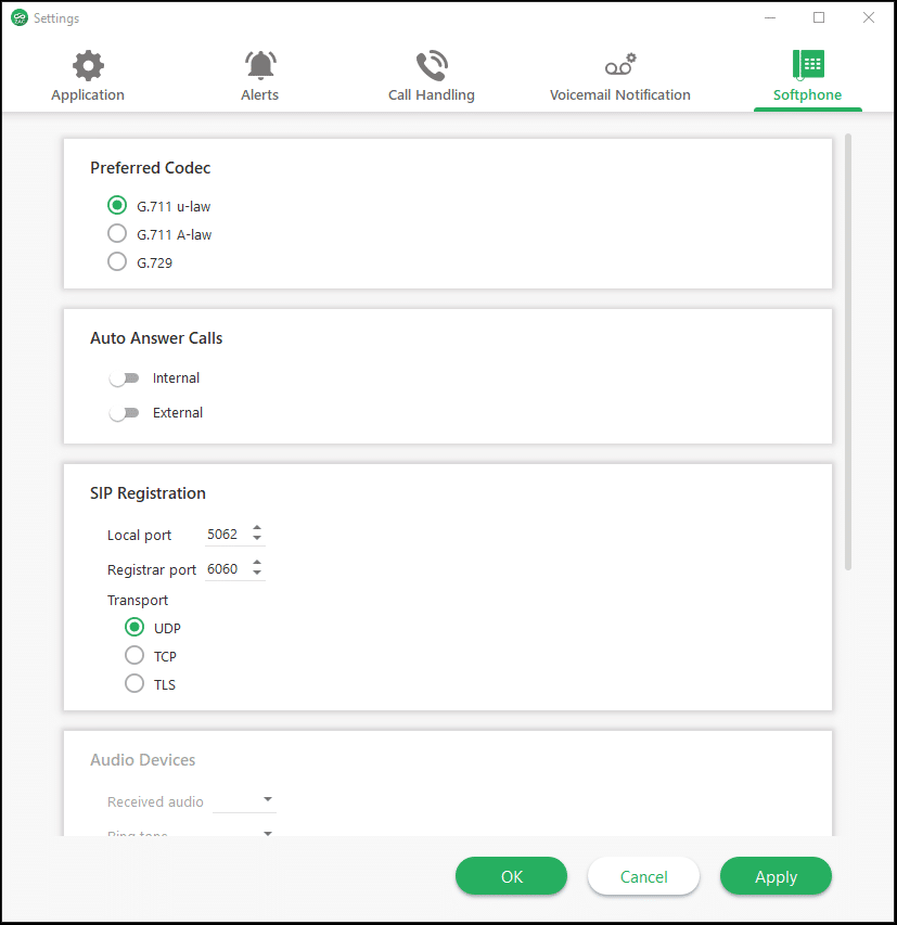 ZAC UDP alternative ports