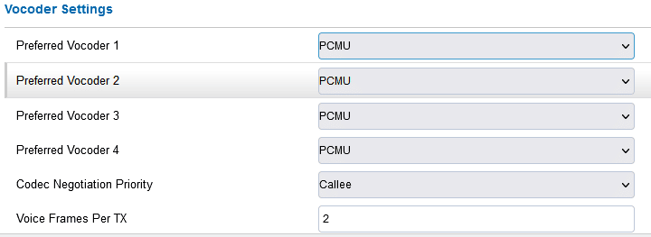 GDS3710 Vocoder settings